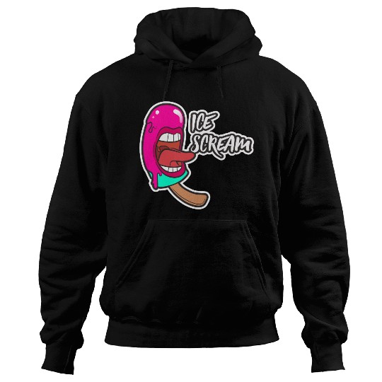 ice scream Hoodies