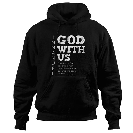 Immanuel, God with us Hoodies