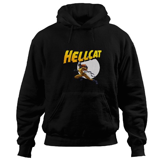 Mens Marvel Hell Cat Hella Cat Hellcat New cat Hoodies