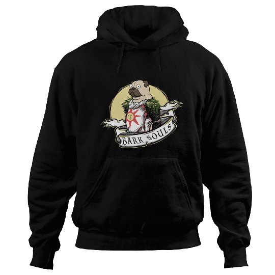 Bark Souls Hoodies - Pug Solaire - Dark Souls