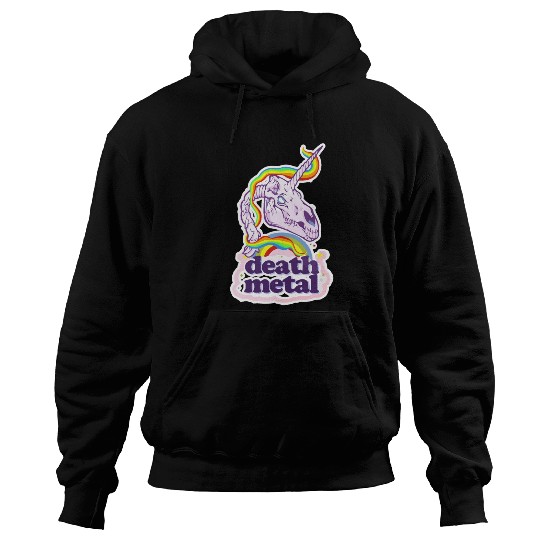 Death Metal Unicorn Hoodies