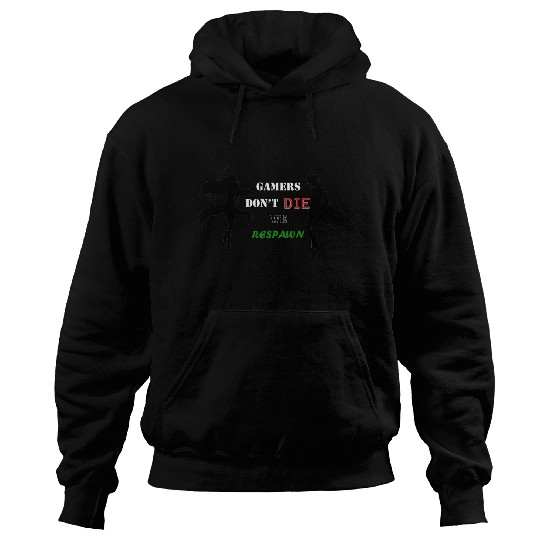 Gamers Dont Die We Respawn (SAO EDITION) Hoodies