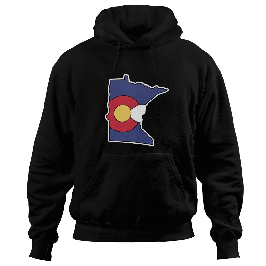 Colorado Flag Minnesota State minnesota grandpa Hoodies
