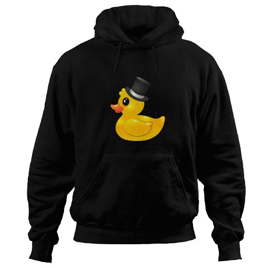 Yellow rubber Duck with topper - Like a sir Hoodies