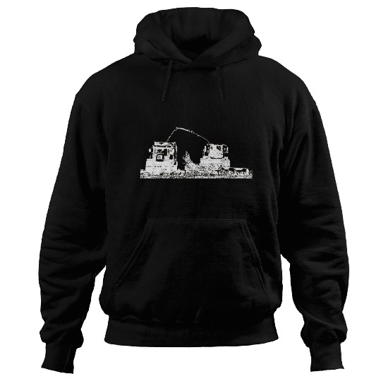 Corn chopper chopping corn maize farmer Hoodies
