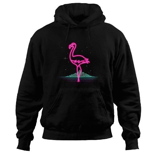 Retro Flamingo Gift Idea Hoodies