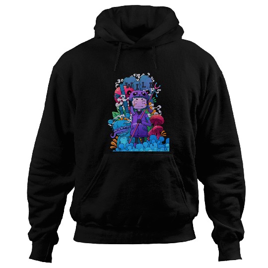 Wild Adventure Doodle art Hoodies