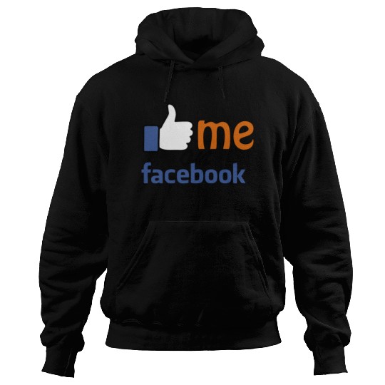 like me on facebook Hoodies
