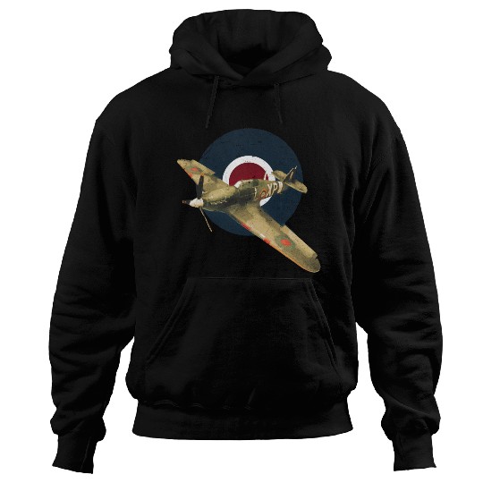 Hawker Hurricane RAF WW2 Fighter Plane Hoodies