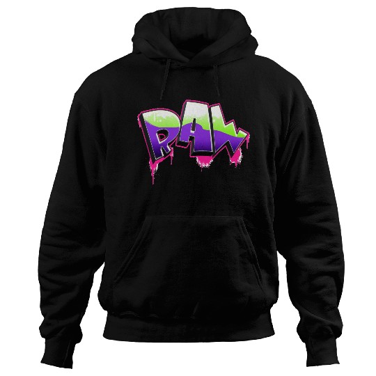 Raw Graffiti Art UFO Green, Plastic Pink, Proton Hoodies