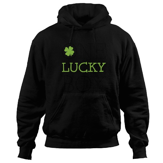 One lucky boy Hoodies
