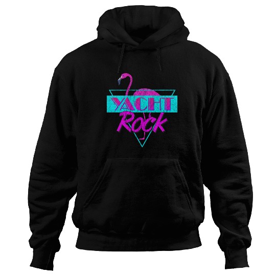 Yacht Rock Retro Flamingo Hoodies