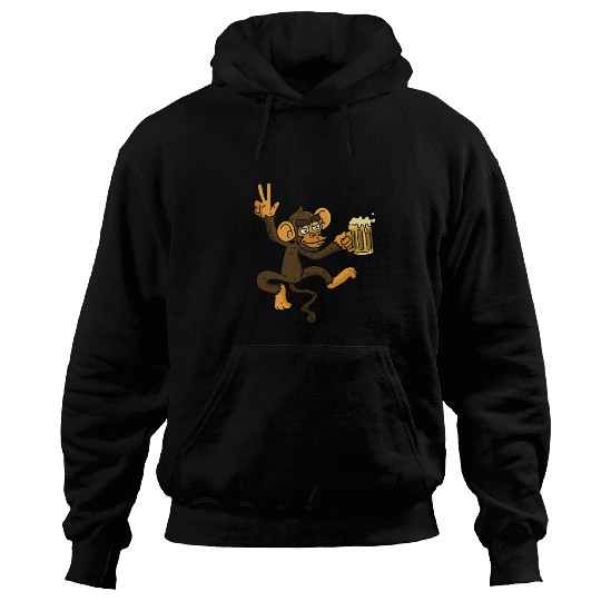 DRUNK MONKEY Beer Hoodies