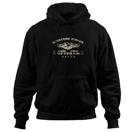 Vintage US Navy Submarine Service Veteran Hoodies