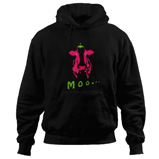 Strawberry cow, Strawberry cow pink, pink cow Hoodies