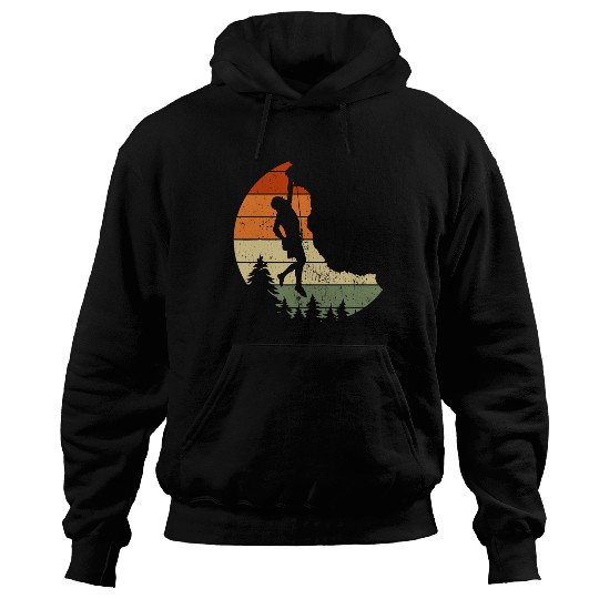 Retro Rock Climbing Vintage Climber Hoodies