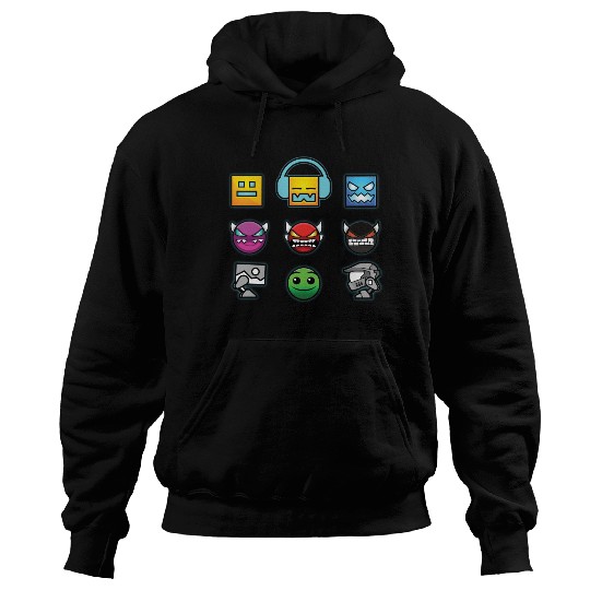 geometry dash insane Hoodies