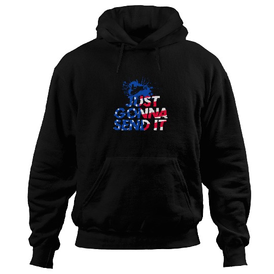 Snowmobile Silhouette Hoodies Snow Machine Winter