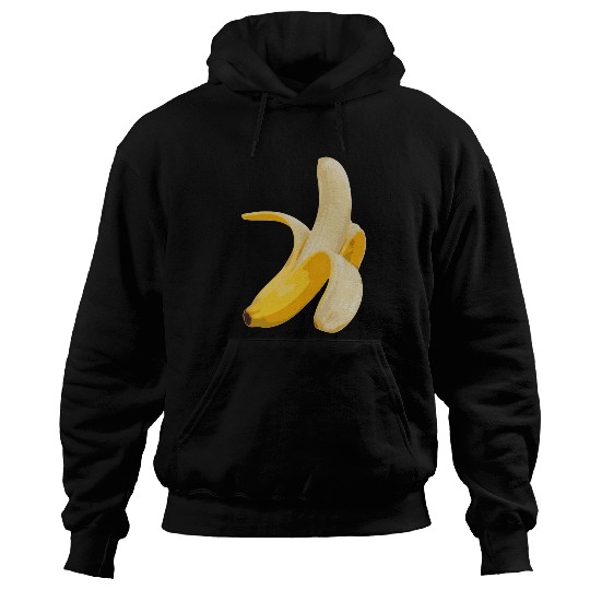 Big Yellow Banana - funny fruits and vegetables Hoodies