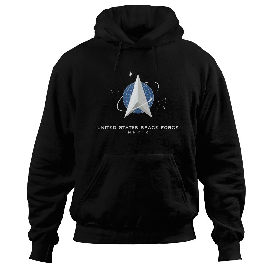UNITED STATES US SPACE FORCE USSF DELTA FLAG birth Hoodies