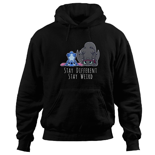 Stay Different Stay Weird Toothless And Stitch Hoodies
