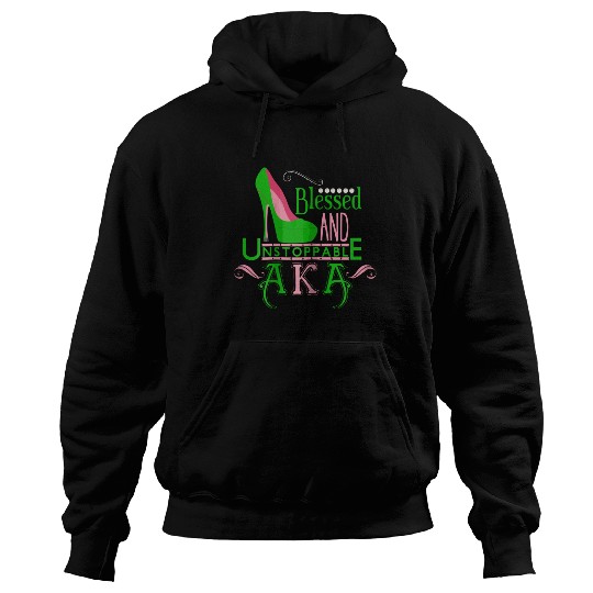 Womens AKA inspired Blessed AKA AKA sorority Alpha Hoodies