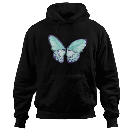 Light Green Butterfly Hoodies
