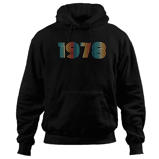 1978 Vintage Birthday since in 1978 Hoodies