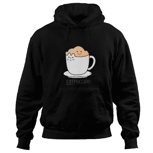 Coffee Lover Caffeine Cat Lover Kity Kitten Pet Hoodies