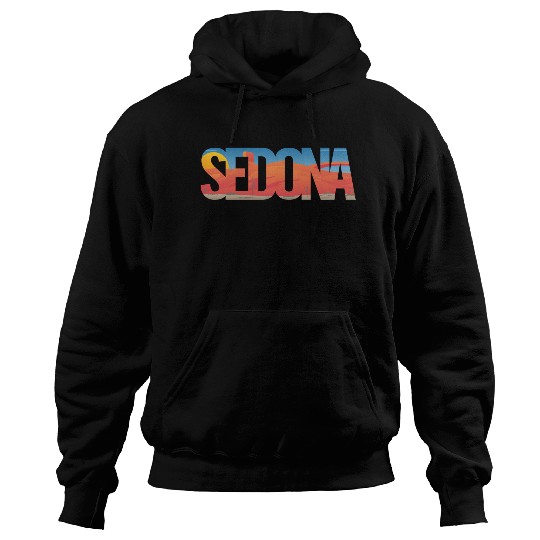 Sedona Arizonna Scenic Typography Hoodies