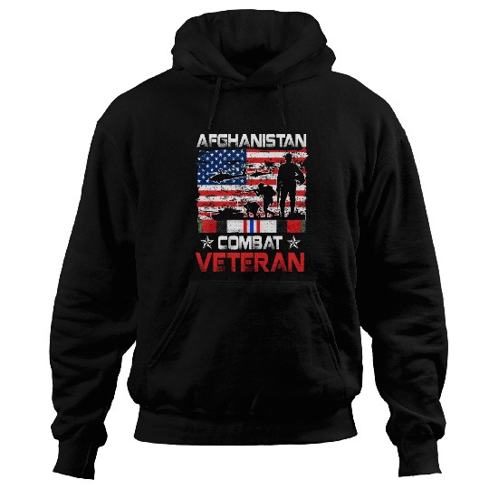 Afghanistan Combat Veteran US Veteran Military Hoodies