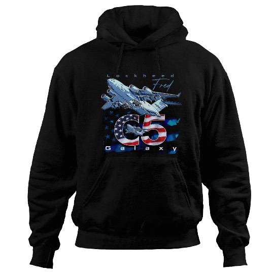 C5 Galaxy Us Air Force Aircraft Hoodies