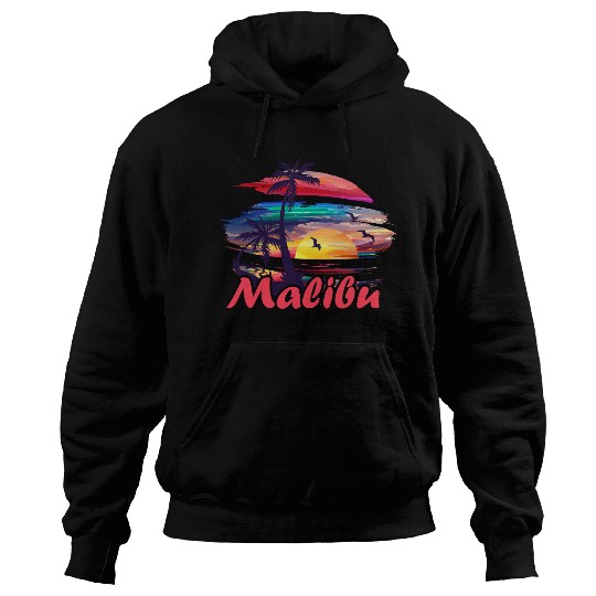 Malibu Inscription. Hoodies