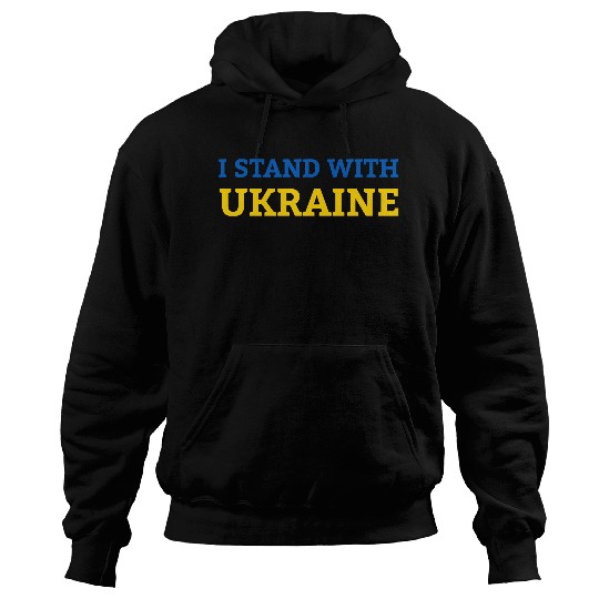 "I stand with Ukraine" Support & Solidarity Hoodies