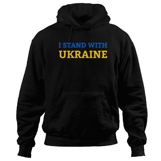 "I stand with Ukraine" Support & Solidarity Hoodies