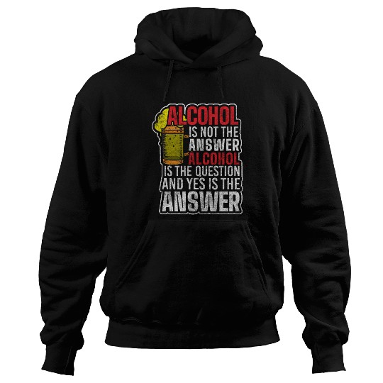 Alcohol Wine Beer Beer Bottle Hoodies