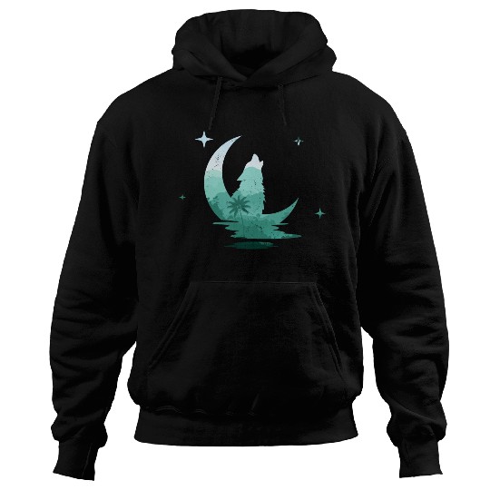 Howling Wolf Nature Lover Hoodies