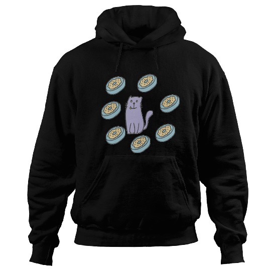 Eat cat A Pizza Gift Hoodies