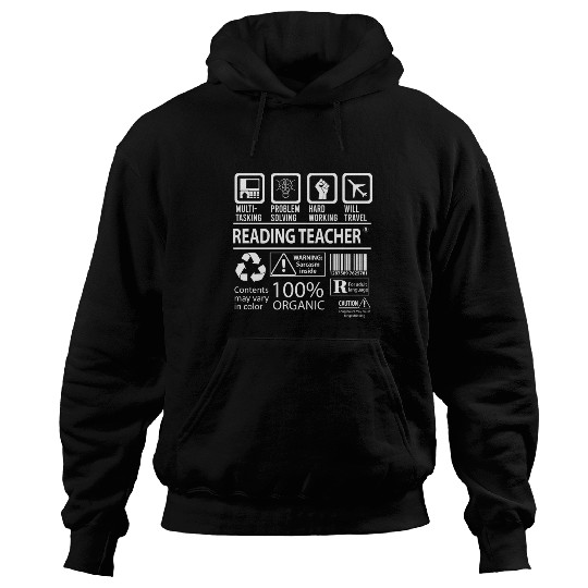Reading Teacher Hoodies - Multitasking Job Gift It