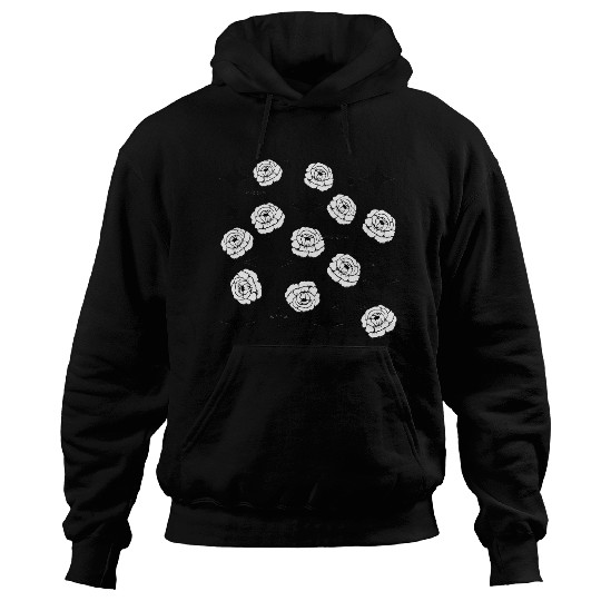 Minimalist and celestial aesthetic flower design Hoodies