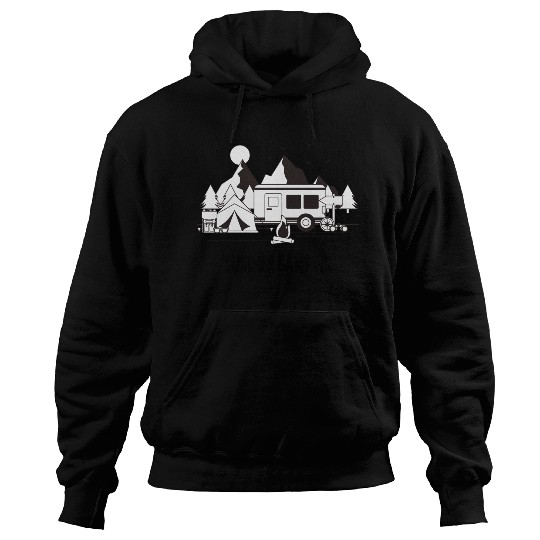 summer camping Hoodies