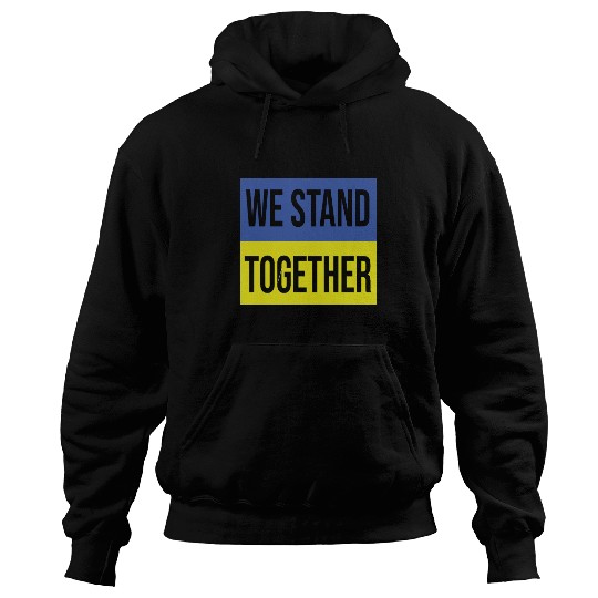 Ukraine We Stand Together Hoodies