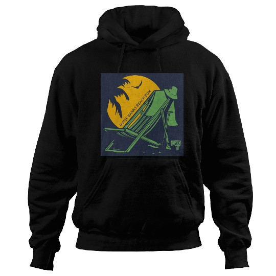 OBX Beach B OBX Sea Green Navy Vintage Hoodies