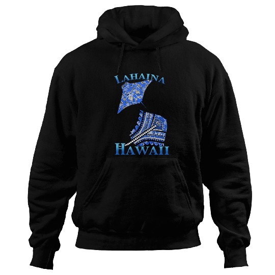 Lahaina Vacation Tribal Stingrays Hoodies