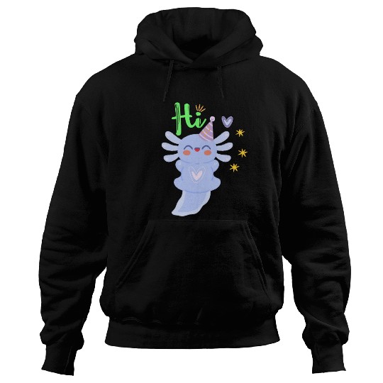 Baby Axolotl Art - 5 Hoodies
