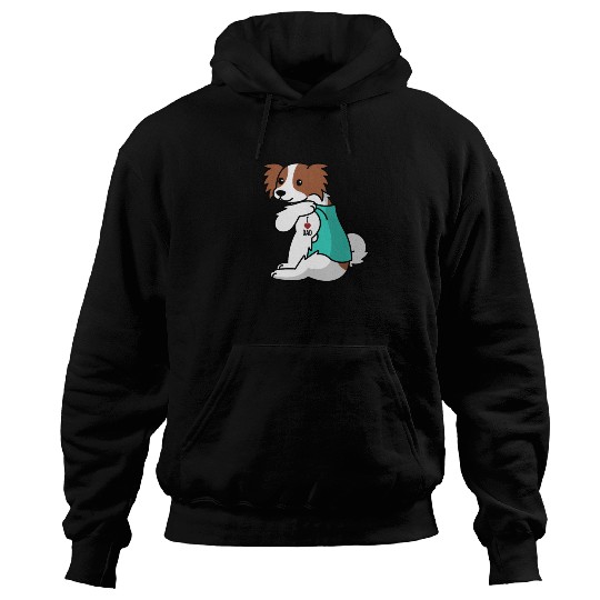 I Love Dad Papillon Hoodies