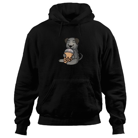 Boba Bubble Tea Irish Wolfhound Hoodies