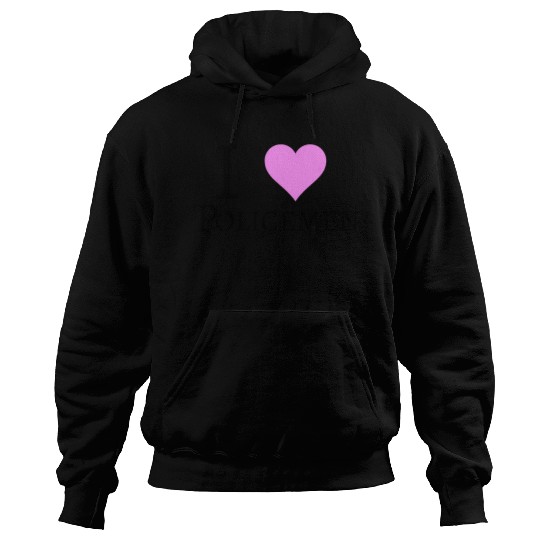 I Heart Policemen (I Love Policemen) Hoodies