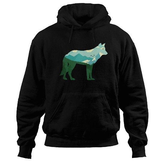 Mountain Wolf Hoodies