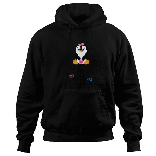 I love my little sister Pinguin Hoodies
